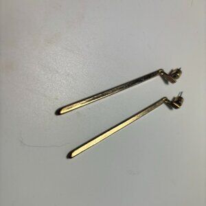 BCBG Gold tone earrings